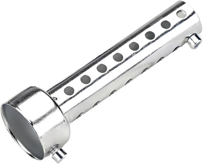 Wevdn Motorcycle Exhaust Silencer, Stainless Steel Motorcycle Exhaust Muffler Insert, Exhaust Muffler Assembly Turbo Sound Muffler for Motorbike, Universal Motorcycle Accessories (45mm) - Image 1